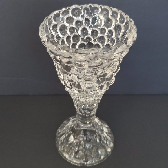 2 in 1 Holiday Candle Holder for Taper & Votive Bubble Glass Design Xmas Party - Picture 1 of 9